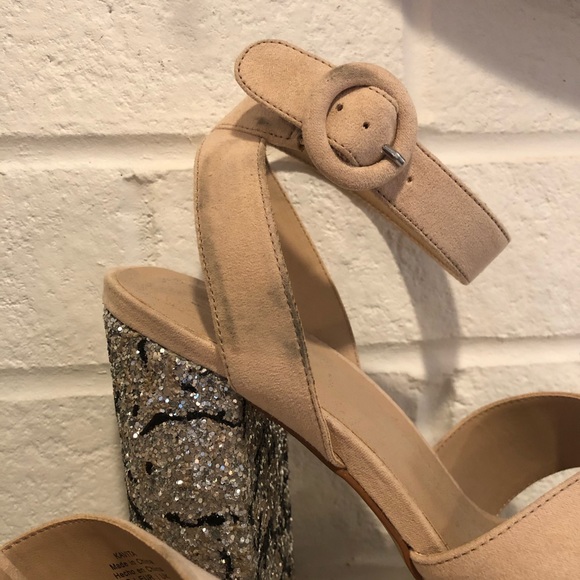 Nude sparkle platforms - Picture 3 of 6